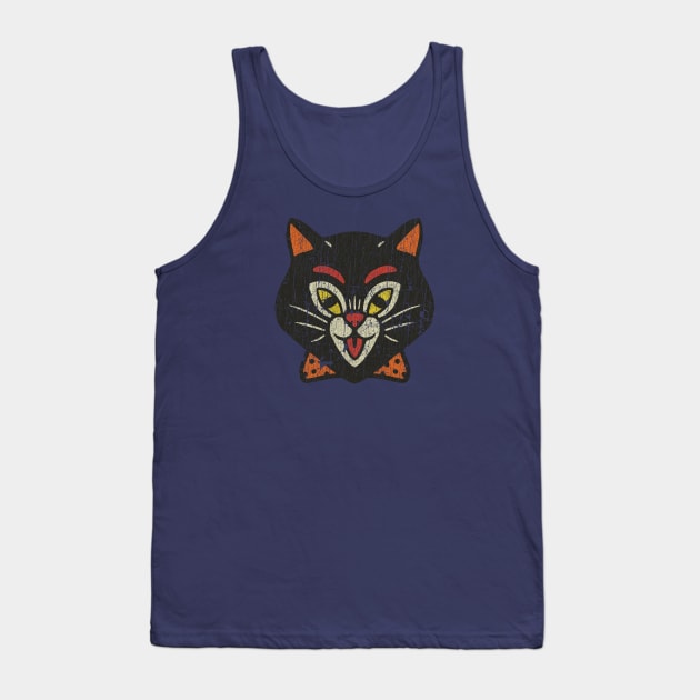 1950s Halloween Cat Tank Top by JCD666